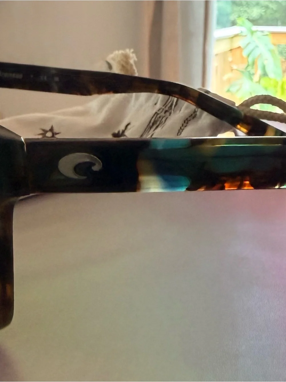 Costa Aransas Tortoiseshell Sunglasses with Dark Lenses